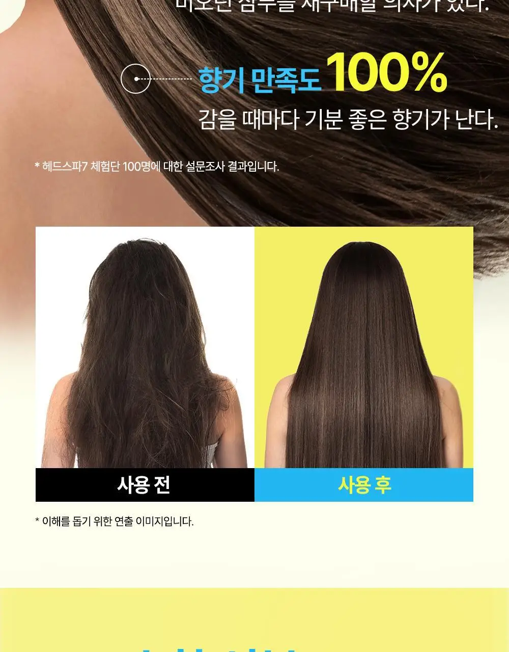 [두피강화] 헤드스파7 비오틴 어드밴스드 트리트먼트 샴푸 740g (탈모증상완화) 상세페이지 15